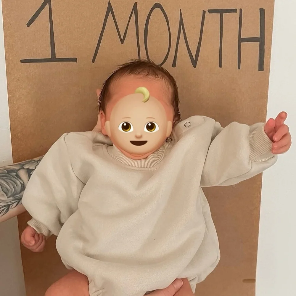 Anziel & Luca Cream Baby bubble romper